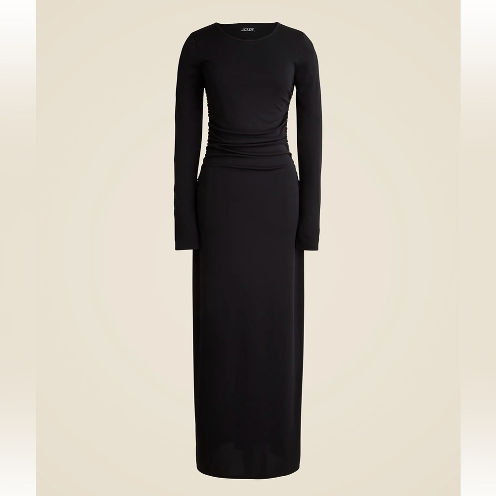 NWT - J.Crew Long-sleeve dress in jersey crepe